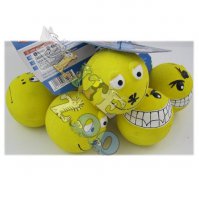 Piłka żółty uśmiech 6cm Trixie