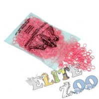 Gumki lateksowe Duże Różowe 100 szt Lainee